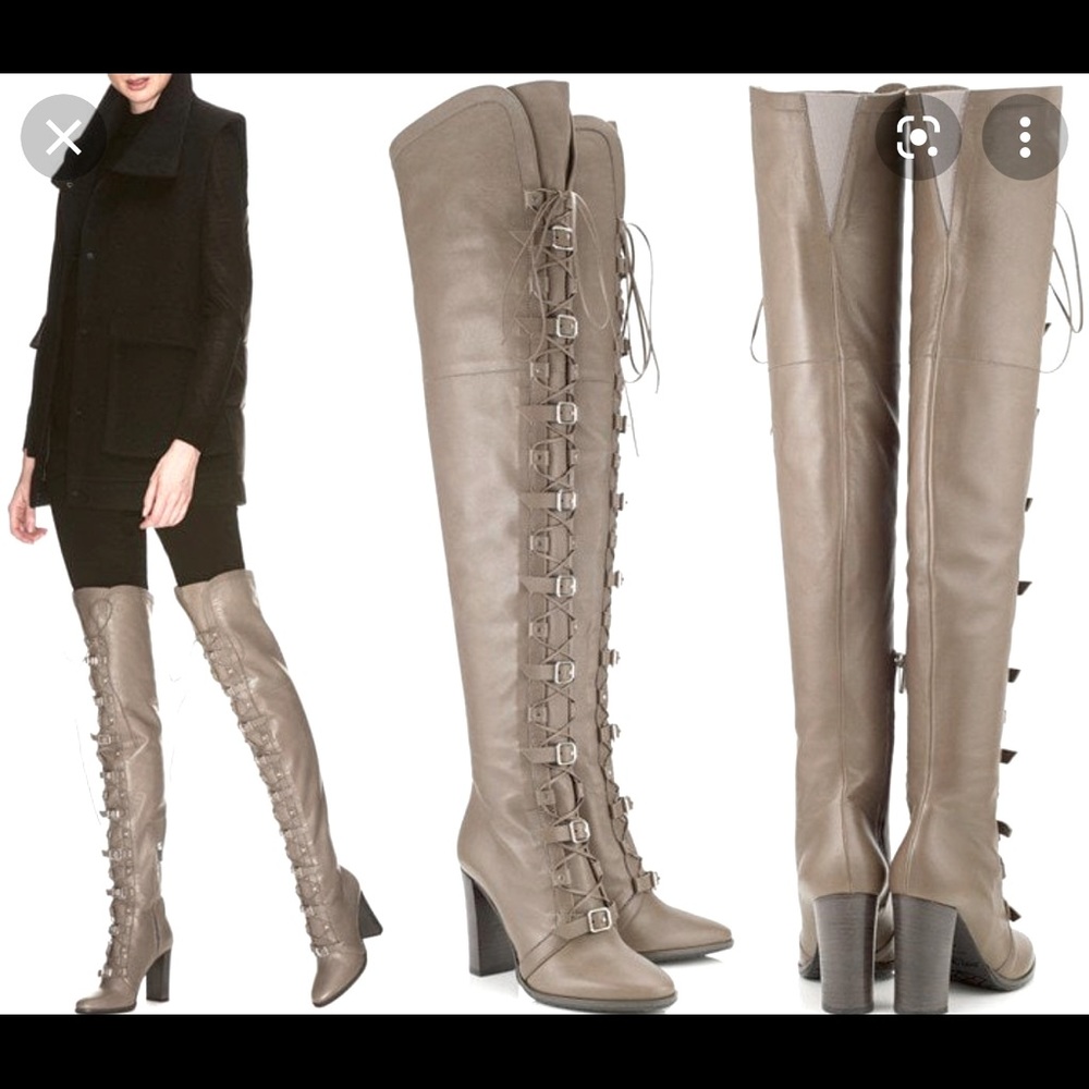 Jimmy Choo Maloy 95 thigh high boots. Like new (only tried on) Size 36